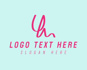 Cosmetics - Scribble Ribbon Letter Y logo design