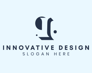 Interior Design Company Letter I logo design