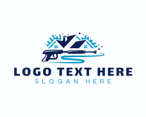Clean - Residential Cleaning Pressure Washing logo design