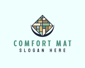 Mat - Floor Tiles Contractor logo design