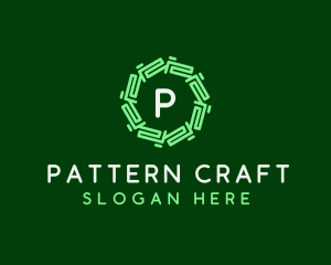 Pattern Frame Circuit logo design