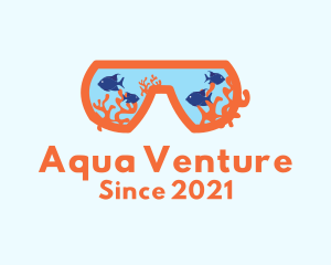 Snorkeling - Snorkeling Mask Aquarium logo design