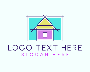 Architect - House Builder Construction logo design