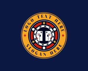 Jackpot - Casino Playing Cards Game logo design