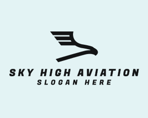 Wildlife Eagle Aviation  logo design