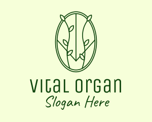 Green Organic Massage logo design