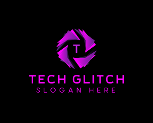 Tech Cyber AI logo design