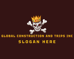 Gaming - Gaming Crown Skull logo design
