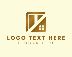 Village - House Residential Property logo design