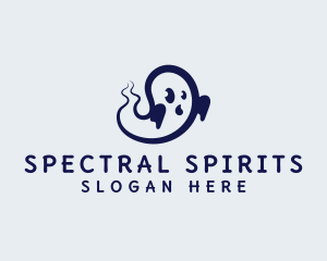 Ghoul - Scary Spirit Ghost logo design