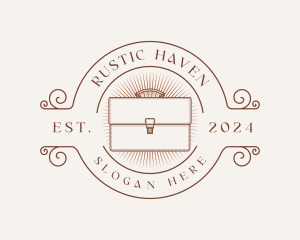 Briefcase Bag Accessory logo design