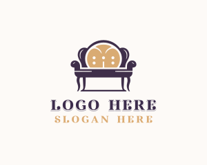 Sofa Chair Furnishing Decorator Logo