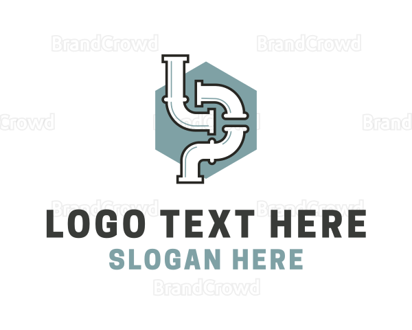 Plumbing Business Letter LP Logo