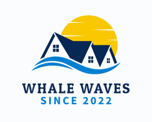 Sunny Wave Home Builder logo design