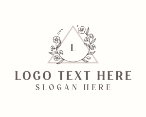 Triangle - Floral Beauty Spa logo design