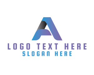 Financial - Creative Company Letter A logo design