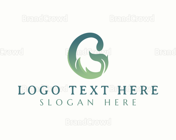 Organic Natural Leaf Logo