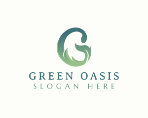 Vegetation - Organic Natural Leaf logo design