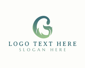 Letter G - Organic Natural Leaf logo design