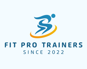 Human Fitness Trainer logo design