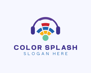 Colorful Wireless Media logo design