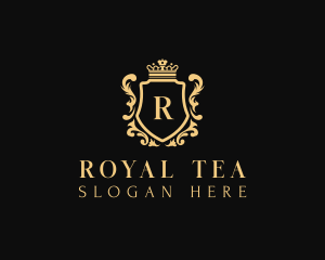 Royal Boutique Shield logo design