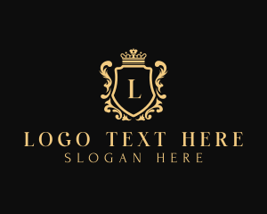 Hotel - Royal Boutique Shield logo design