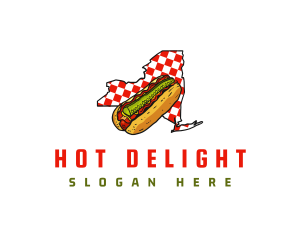 New York Pastrami Hotdog logo design