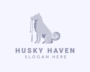 Husky - Husky Pet Dog logo design