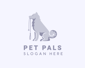 Husky Pet Dog logo design