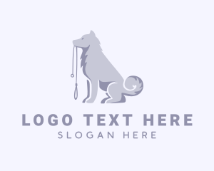 Vet - Husky Pet Dog logo design