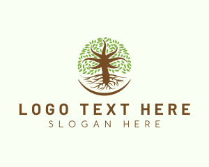 Natural - Organic Tree Nature logo design