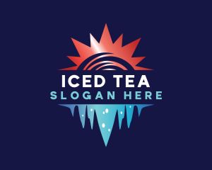 Solar Ice  HVAC logo design