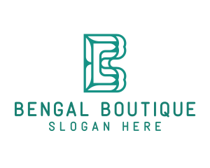 Boutique Brand Letter B logo design