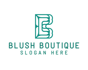 Boutique Brand Letter B logo design