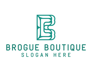 Boutique Brand Letter B logo design