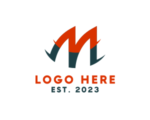 Electronics - Cool Letter M Gaming logo design