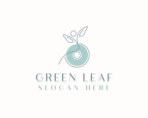 Wellness Leaf Therapy logo design