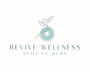Rehab - Wellness Leaf Therapy logo design