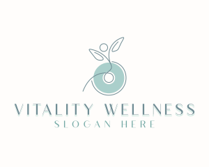 Wellness Leaf Therapy logo design