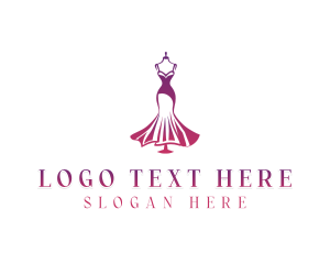 Runway - Stylist Gown Fashion logo design