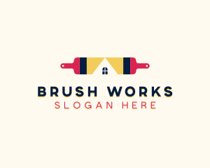 Brush - Paint Brush Renovation logo design