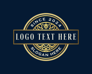 Badge - Luxury Hops Brewery logo design