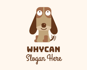 Pet Rescue - Excited Beagle Dog logo design