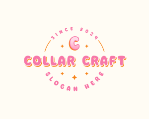 Cute Bubble Sparkle logo design