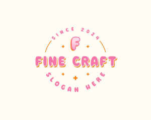 Cute Bubble Sparkle logo design