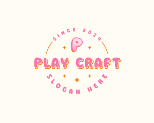 Cute Bubble Sparkle logo design