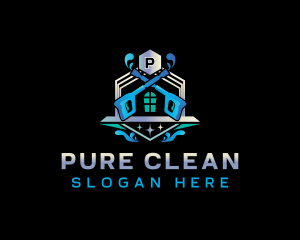 Power Washer Sanitation logo design