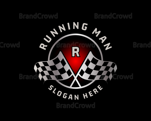 Racing Checkered Flag Logo