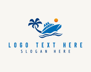 Trip - Yacht Vacation Travel logo design